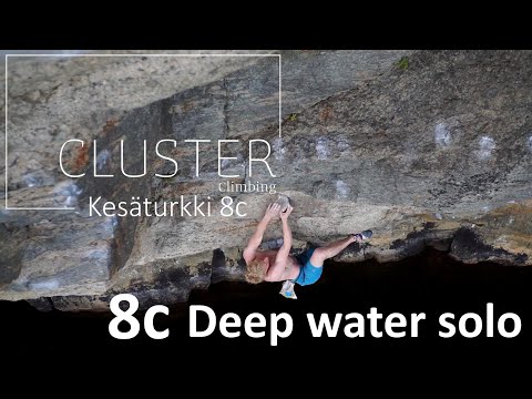 Nalle Hukkataival's 8c Deep Water Solo Climbing Gets 2nd Ascent