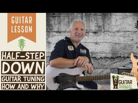 Half-Step Down Guitar Tuning - How and Why