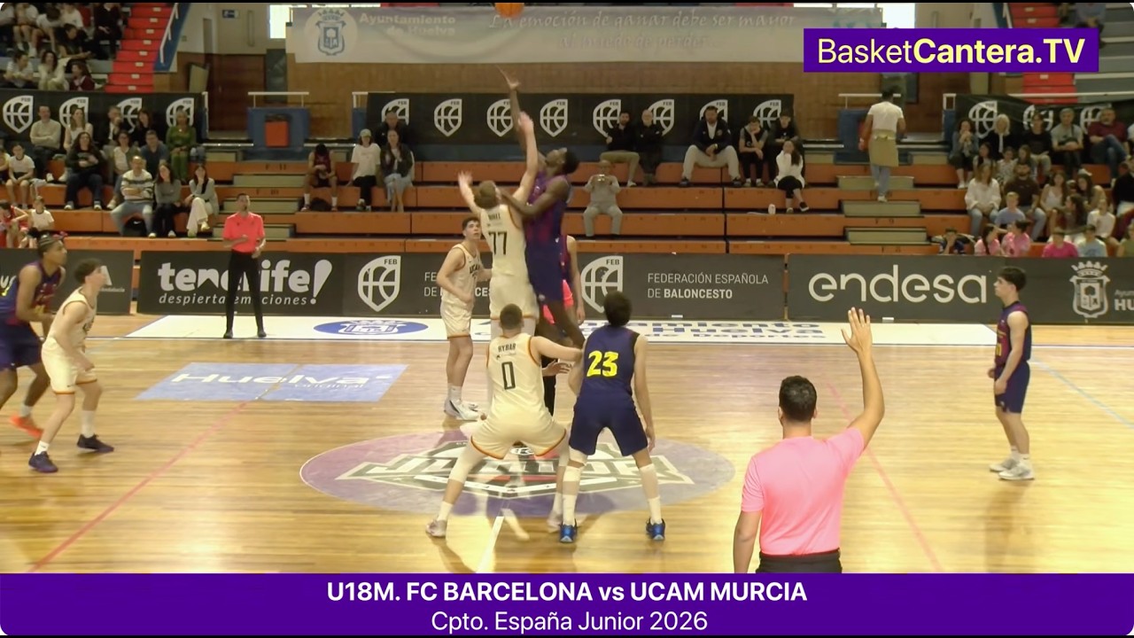 U18M.  FC BARCELONA vs UCAM MURCIA. Campeonato de. España Junior 2026 #RESUMEN CANASTAS