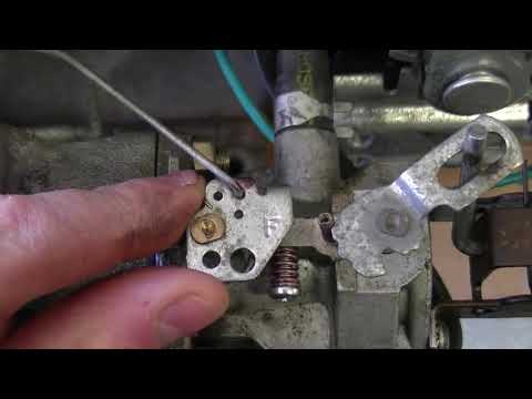 8-11hp Tecumseh Snowblower Carburetor Linkage Configuration