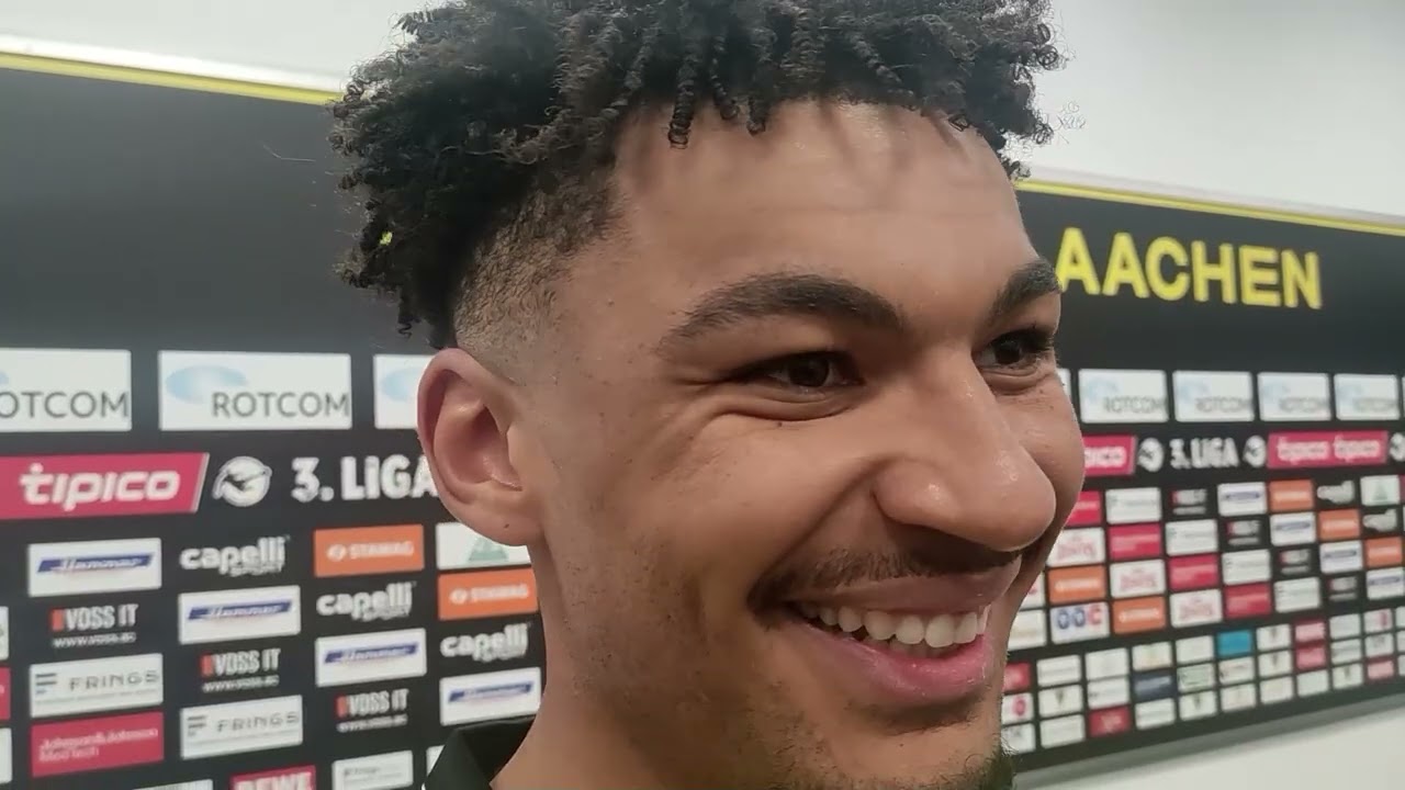 Joel da Silva Kiala – Verteidiger Alemannia Aachen – von der ersten Sekunde alles umgesetzt