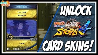 Naruto Shippuden: Ultimate Ninja Storm 4 - How to Unlock All Ninja Info Card Skins!