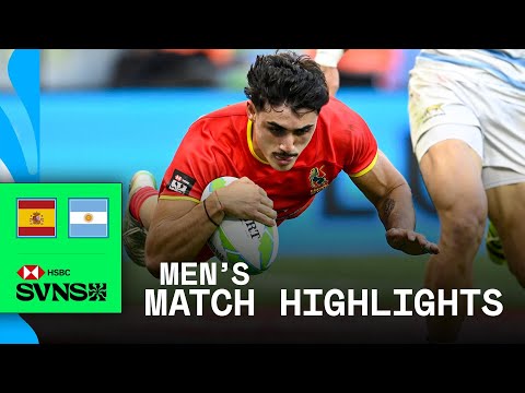Spain EDGE OUT Los Pumas 😱 | Spain v Argentina | HSBC SVNS Cape Town 2025 | Men's Highlights