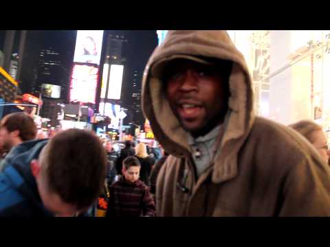 Yorel Freestyle in Times square