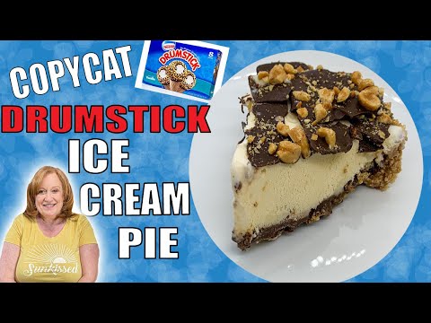 Drumstick ICE CREAM Pie | FREEZER PIE Copycat Recipe