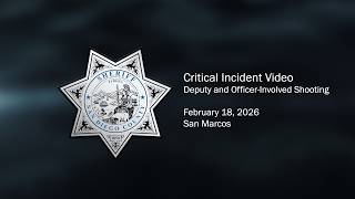 Critical Incident Video - San Marcos