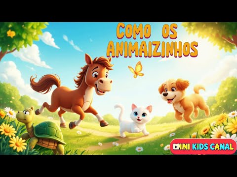 Como os Animaizinhos | Música Infantil | Mini Kids Canal | Desenho Animado para Crianças