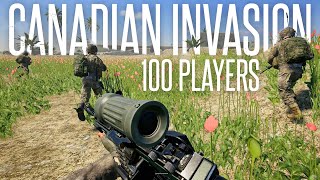 100-PLAYER CANADIAN INVASION! - Squad 50 vs 50 Gam