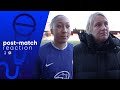 Emma Hayes and Lauren James react to victory over Tottenham!