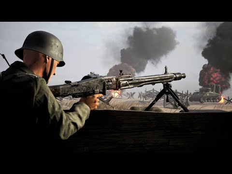 Post Scriptum Maschinengewehr 42 Utah Beach Marshlands - 4K