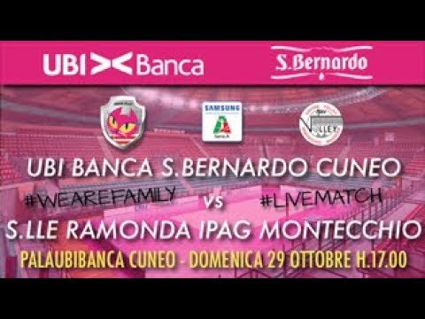 UBI Banca S.Bernardo Cuneo - Sorelle Ramonda Ipag Montecchio 5°giornata Samsung Galaxy Volley Cup A2