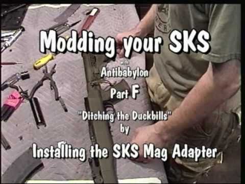 SKS Mods part F  installing the sksMagAdapter for modded Tapco 20 rounders