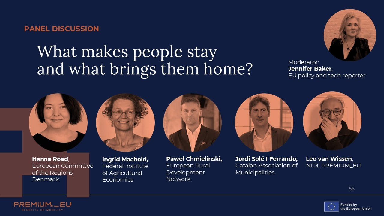 Panel debate: What makes people stay and what brings them home? - The Future of Rural Europe