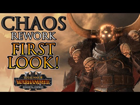 FIRST LOOK Warriors of Chaos REWORK! - Warhammer 3