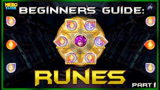Hero Clash: Runes Explained! | The Beginner's Guide Ep. 1 | Runes | Hero Clash