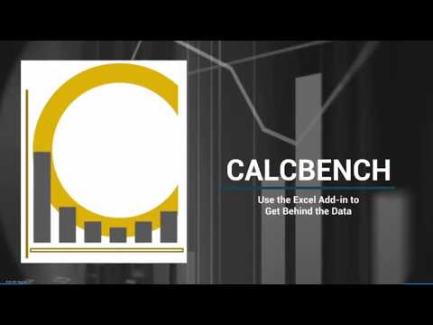 Calcbench's Excel Add In Tutorial