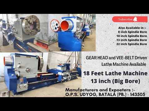 10 Feet Big Bore Heavy Duty Lathe Machines