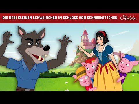 Die drei kleinen Schweinchen im Schloss von Schneewittchen 🐷 | Märchen für Kinder