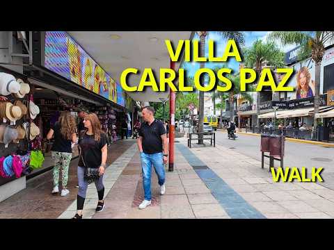 Así se Vive Villa Carlos Paz de Día 😍 | Del Centro Nuevo al Histórico | Walking Tour 4K