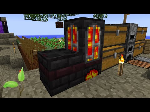 Minecraft Mods Regrowth - CRUCIBLE FURNACE [E06] (Modded HQM)