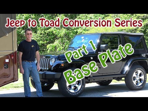 Part 1 - Jeep to RV Toad (Dinghy) Conversion - Currie Enterprises Base Plate