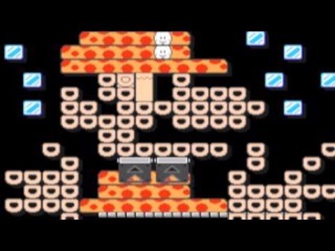 Expert Stairway Castle of Fire by jeanbatman ~ SUPER MARIO MAKER ~ NO COMMENTARY 1AR