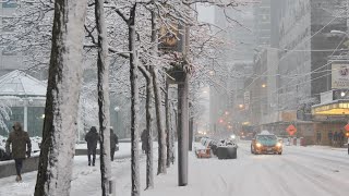 SNOW STORM Toronto Snowfall Ontario Extreme Weathe