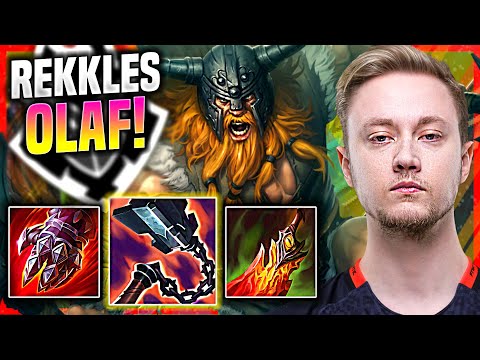 REKKLES DESTROYING WITH OLAF! - G2 Rekkles Plays Olaf JUNGLE vs Gragas! | SoloQ Patch 11.1