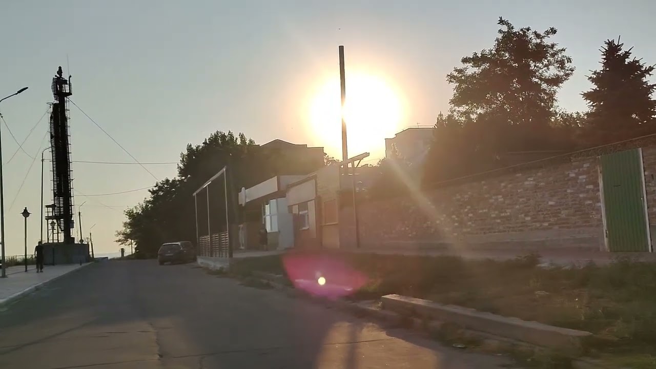Видео зарисовки 20 июля 2026г Бердянск нагорная часть дворы смотровая площадка
