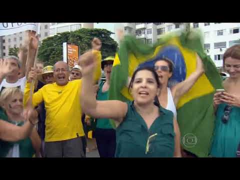 Fantástico - Atos contra o governo Dilma e a corrupção reúnem multidões no Brasil.