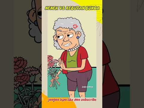 GRANDMOTHER VS. KID FIGHTING OVER FLOWERS 😆‼️ #funny #dubbing #shorts