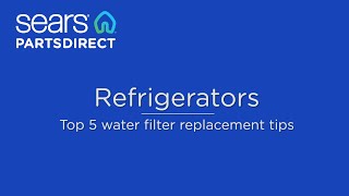 Top 5 Water Filter Replacement Tips