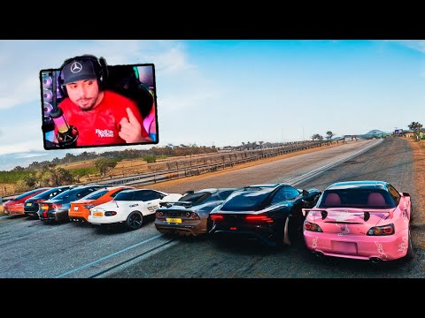 DRAG RACE ON THE HIGHWAY - IT WAS HIS FAULT - FORZA HORIZON 5