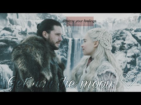 Jon Snow (Aegon Targaryen) & Daenerys Targaryen - Get you the moon (slowed)