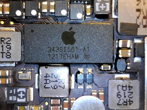 Выпайка контроллера питания 343S0561-A1 на Apple iPad 3