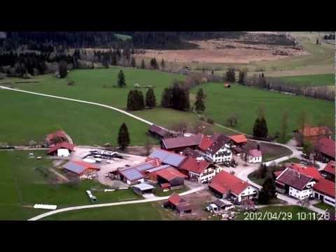 Unterammergau und Umgebung aus der Luft