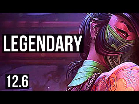 AKALI vs LUX (MID) | 8 solo kills, Legendary, 700+ games, 1.2M mastery, 18/3/1 | BR Master | 12.6