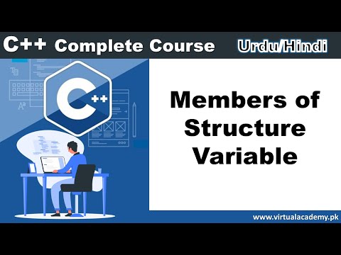 Structures in C | Declaring Defining Accessing members of structure variable | Urdu Hindi