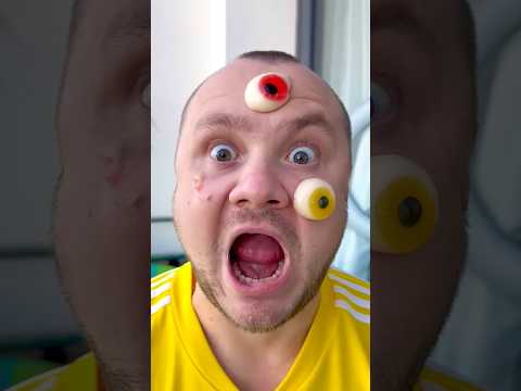 What ah oh with jelly eyball #funny #comedy #funnyfamily #shorts