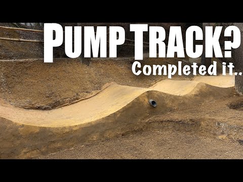 MTB Pump track - ITS COMPLETE AND LOOKS INCREDIBLE!