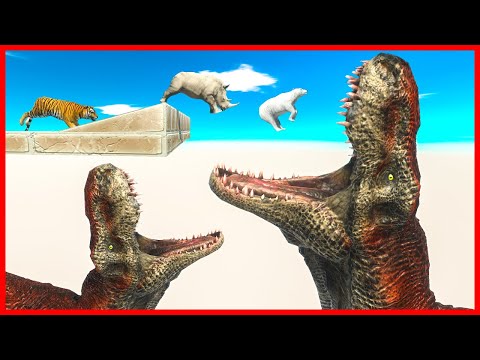 WHO will NOT FALL TO T-REX and TRAPS | ARBS - Animal Revolt Battle Simulator