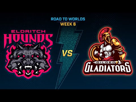 SMITE Pro League Road to Worlds Week 6 :Eldritch Hounds Vs Gilded Gladiators