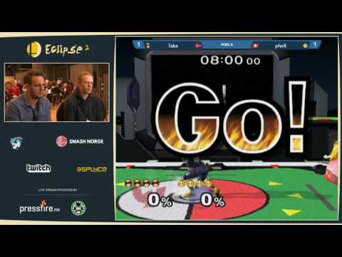 Eclipse 2 - Taka (Cpt. Falcon) Vs. pheX (Peach) - Pool 8 - Super Smash Bros. Melee