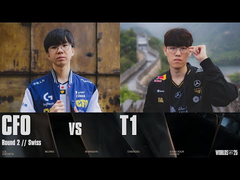 CFO vs T1 | WORLDS 2025 | Swiss Stage | Game 01 | CTBC Flying Oyster vs T1
