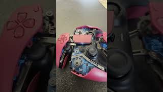 Custom mod Slop TV Playstation DualSense Wirelesss Controller- Cosmic Red