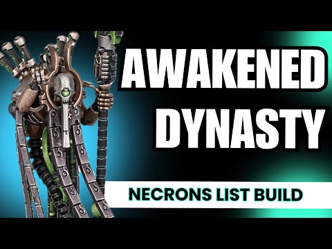 Necrons Awakened Dynasty 2000 Point List Build!