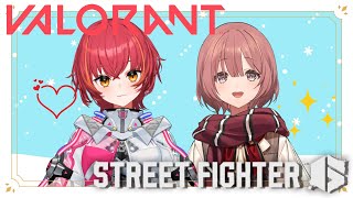【スト6・VALORANT】つな先輩🍒✨と遊ぶよおおおおお！！！！！【 ぶいすぽっ！甘結もか 】