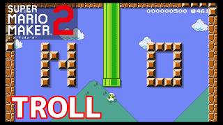 【スーパーマリオメーカー２】TROLLコースって面白いね