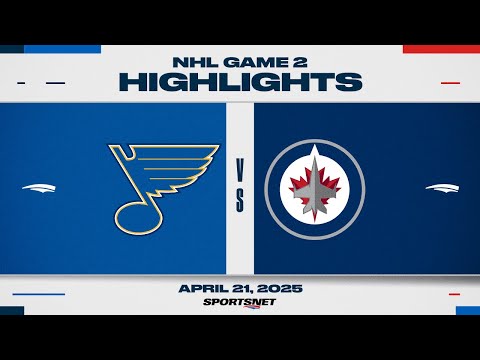 NHL Game 2 Highlights | Blues vs. Jets - April 21, 2025