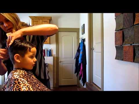 How To Cut Little Boy Tapered Haircut
